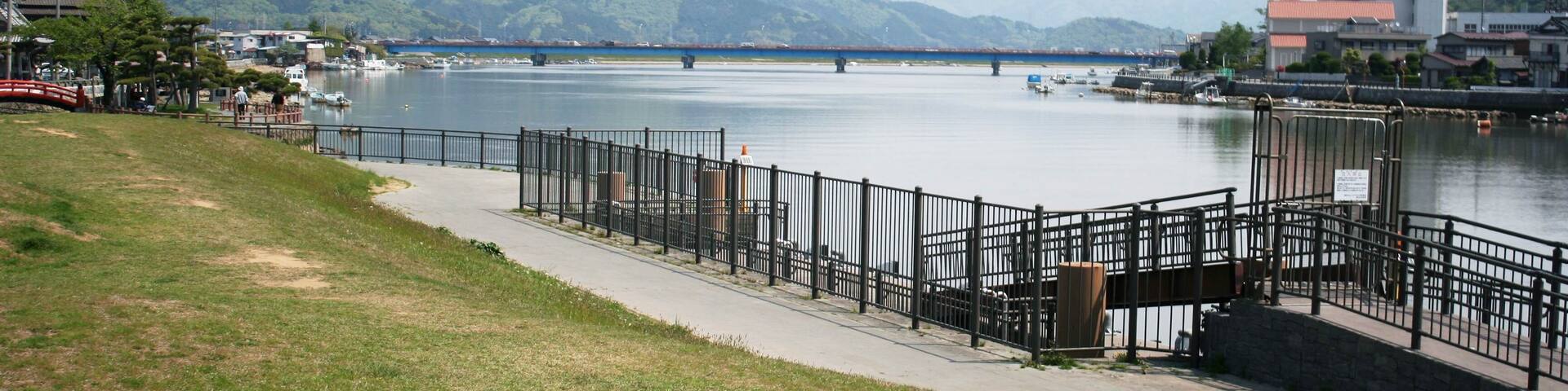 籠峰山と北上川Mt.Kagobou-san