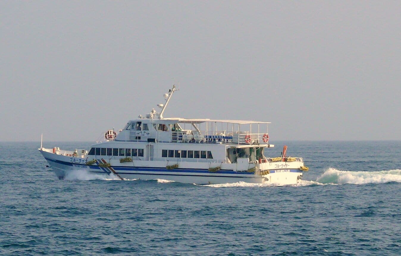 Ajishima Line BLUE-LINER Sailing(Japan).