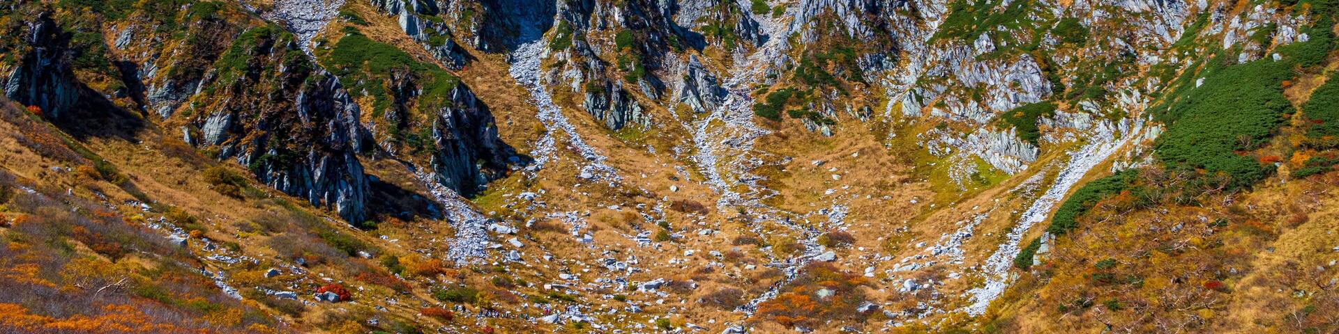 千畳敷カール 晴天 青空