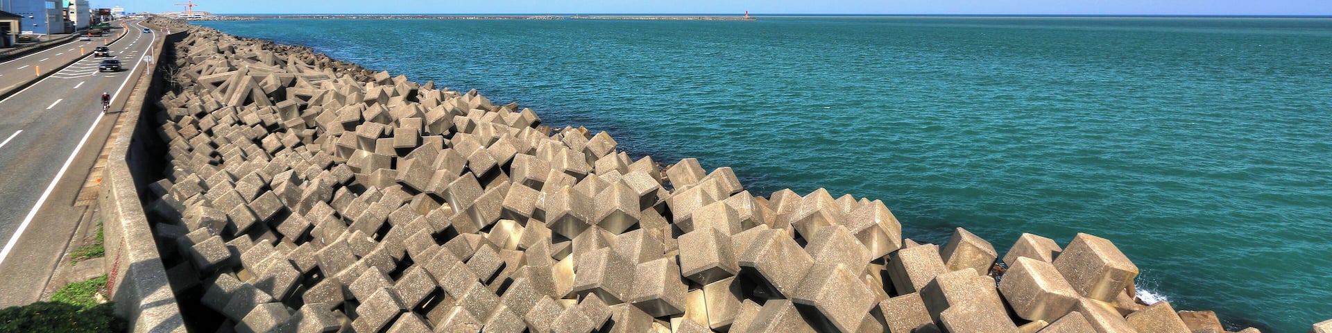 日本海展望台からの風景
