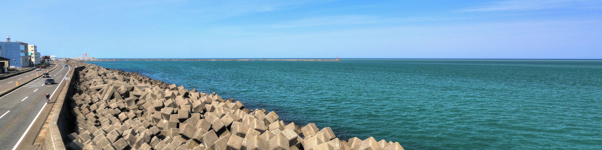 日本海展望台からの風景