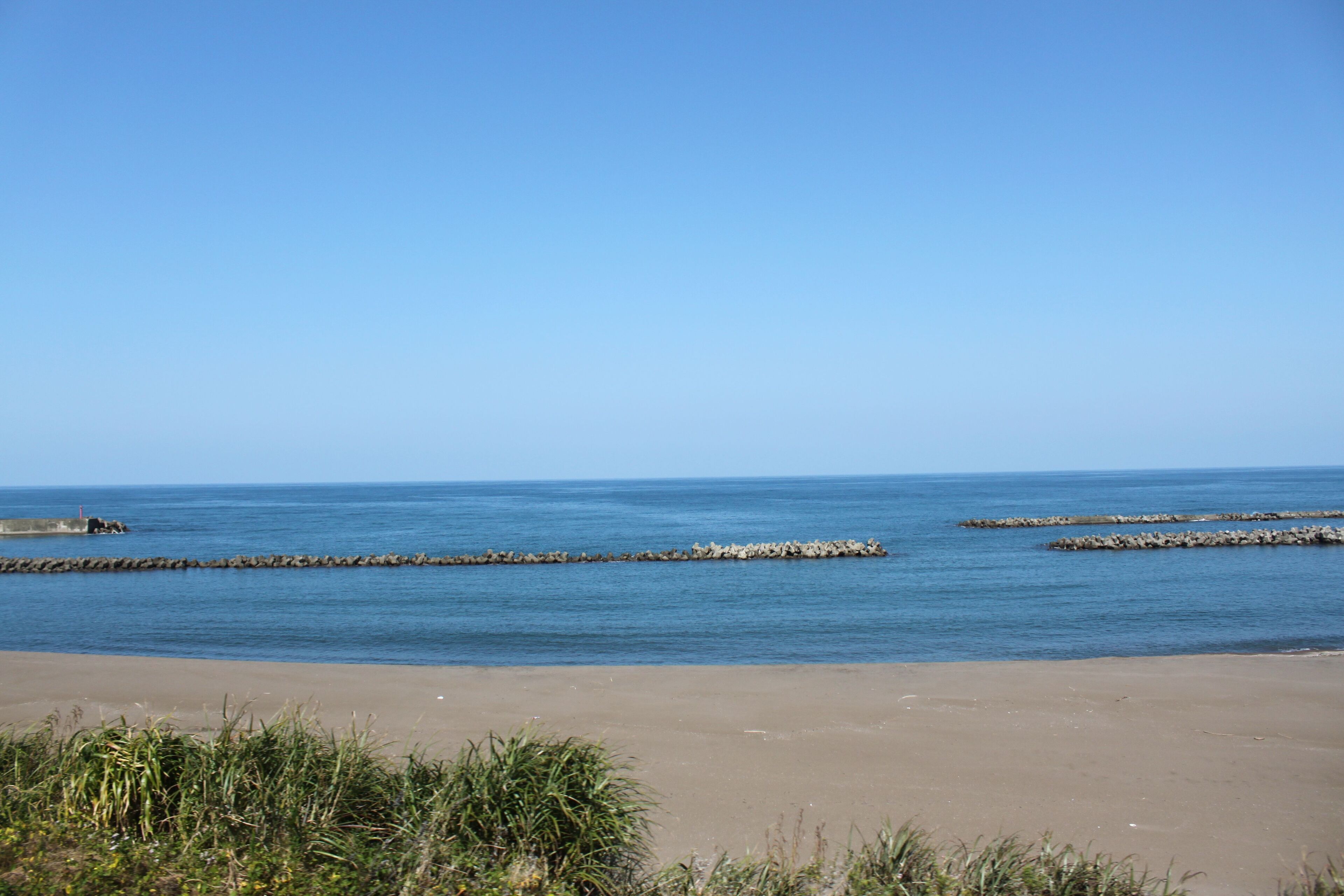鯨波付近の風景（新潟県柏崎市鯨波）