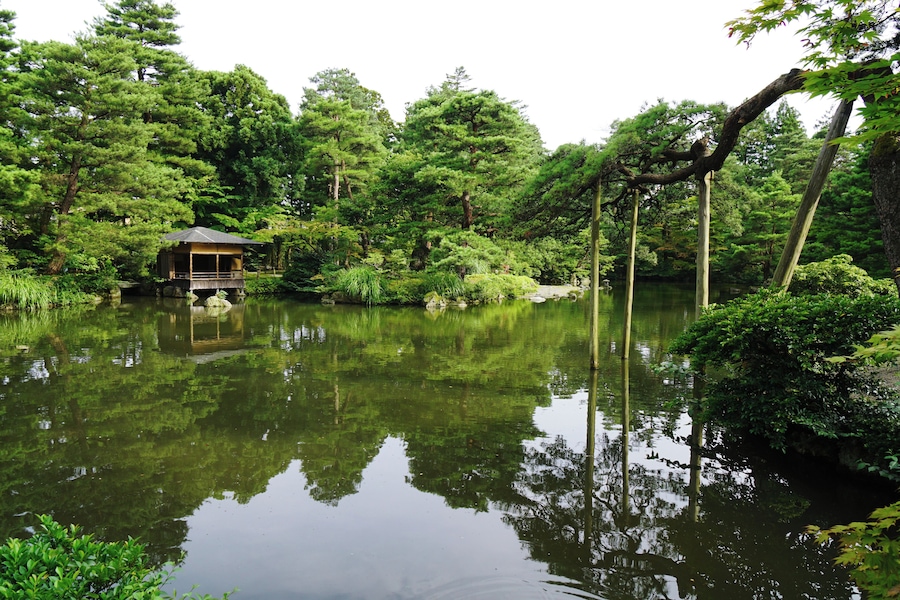Shimizu-en in Shibata, Niigata prefecture, Japan.