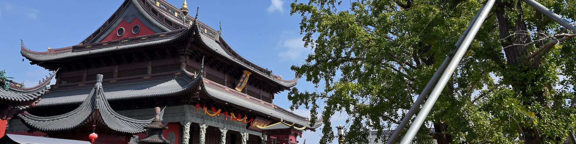 chinese temple in the park