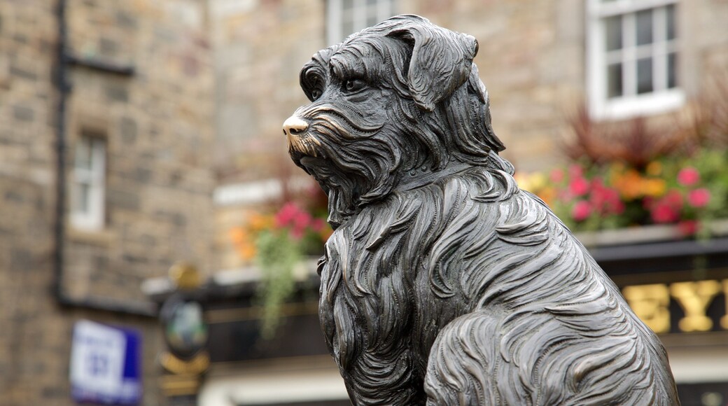 Greyfriar\'s Bobby featuring outdoor art