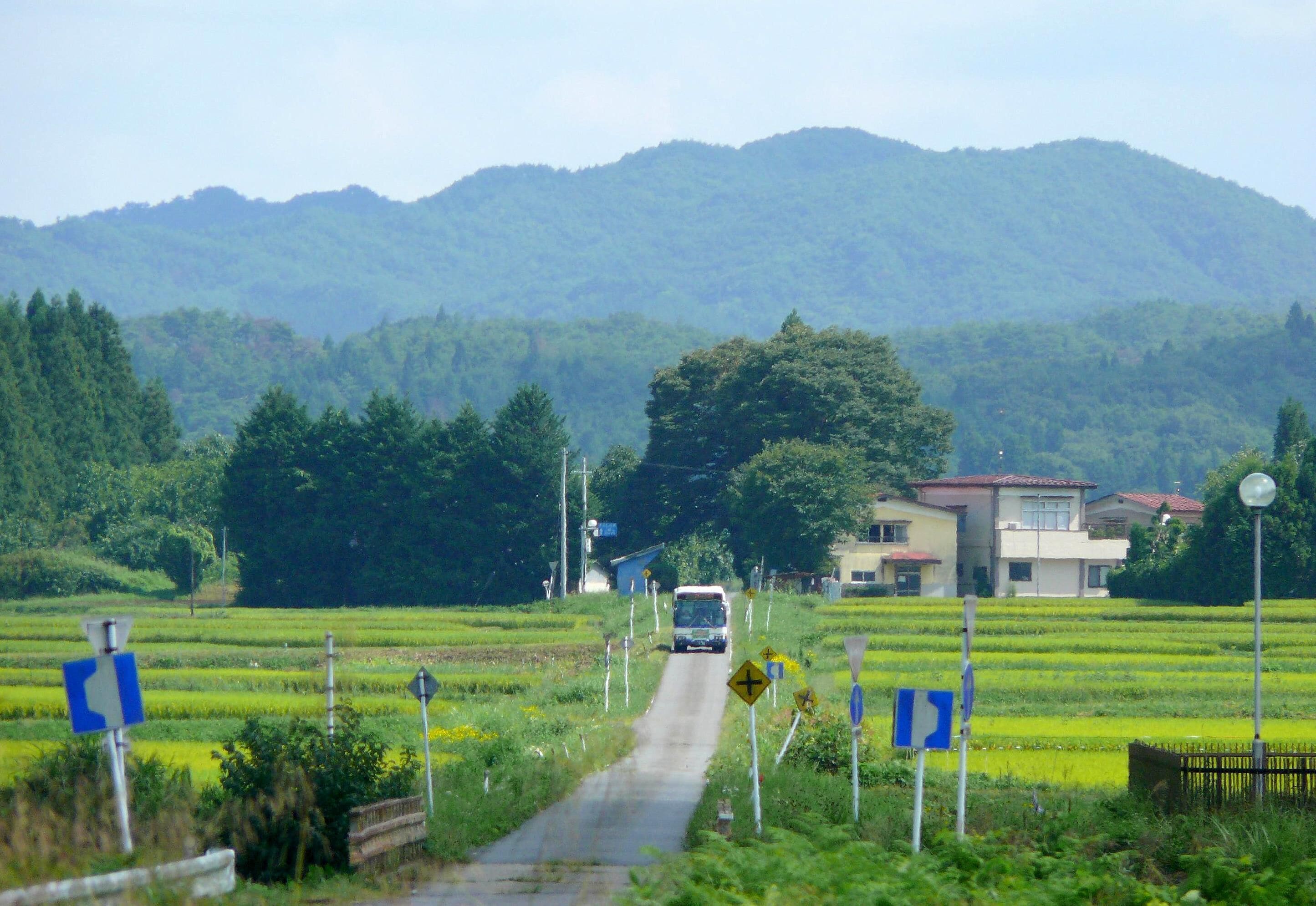 JR Bus Kanto Hakuhou Line（Fukushima prefecture, Japan）.