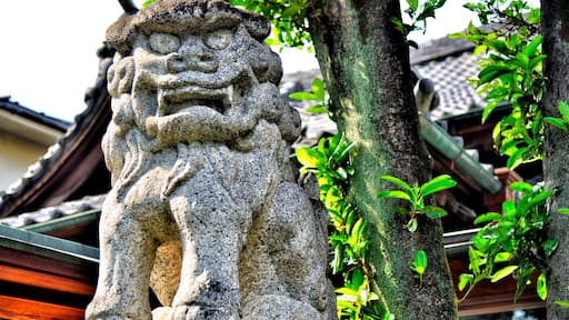 Guardian dog of Isesaki-shrine in Gunma, Japan.