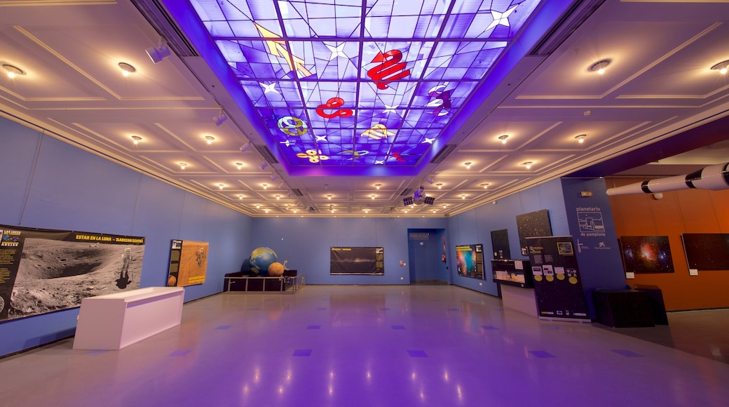 PlanetĂĄrio de Pamplona mostrando vistas internas
