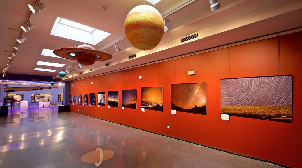 Pamplona Planetarium showing interior views