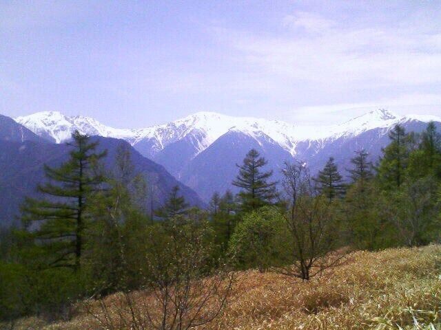 夜叉神峠からの 白峰三山
