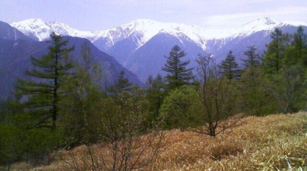 夜叉神峠からの白峰三山