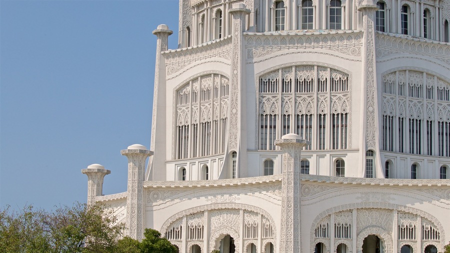 Baha\'i House of Worship caratteristiche di architettura d\'epoca