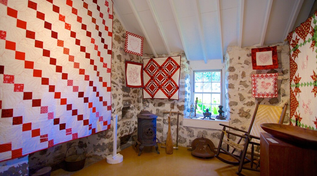 Bailey House Museum showing interior views