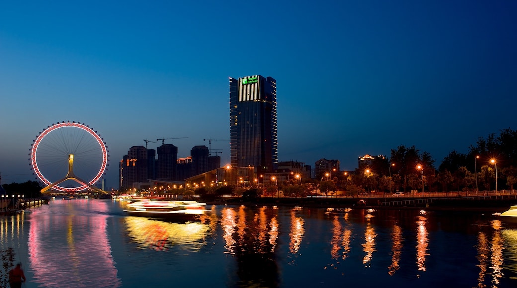 天津アイ どの含み 中央商業区, 摩天楼 と 現代建築