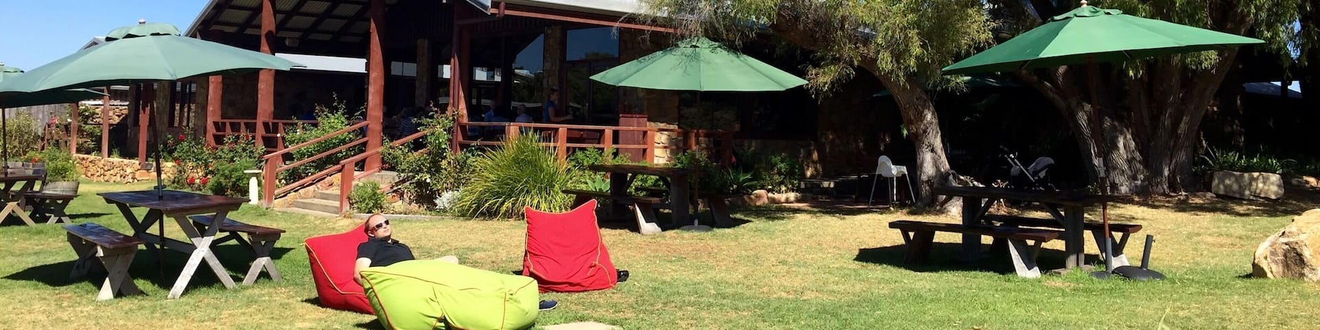 Cullen Wines in #MargaretRiver #Australia is a fabulous spot for a lazy lunch. Organic produce, welcoming garden and amazing wine :)