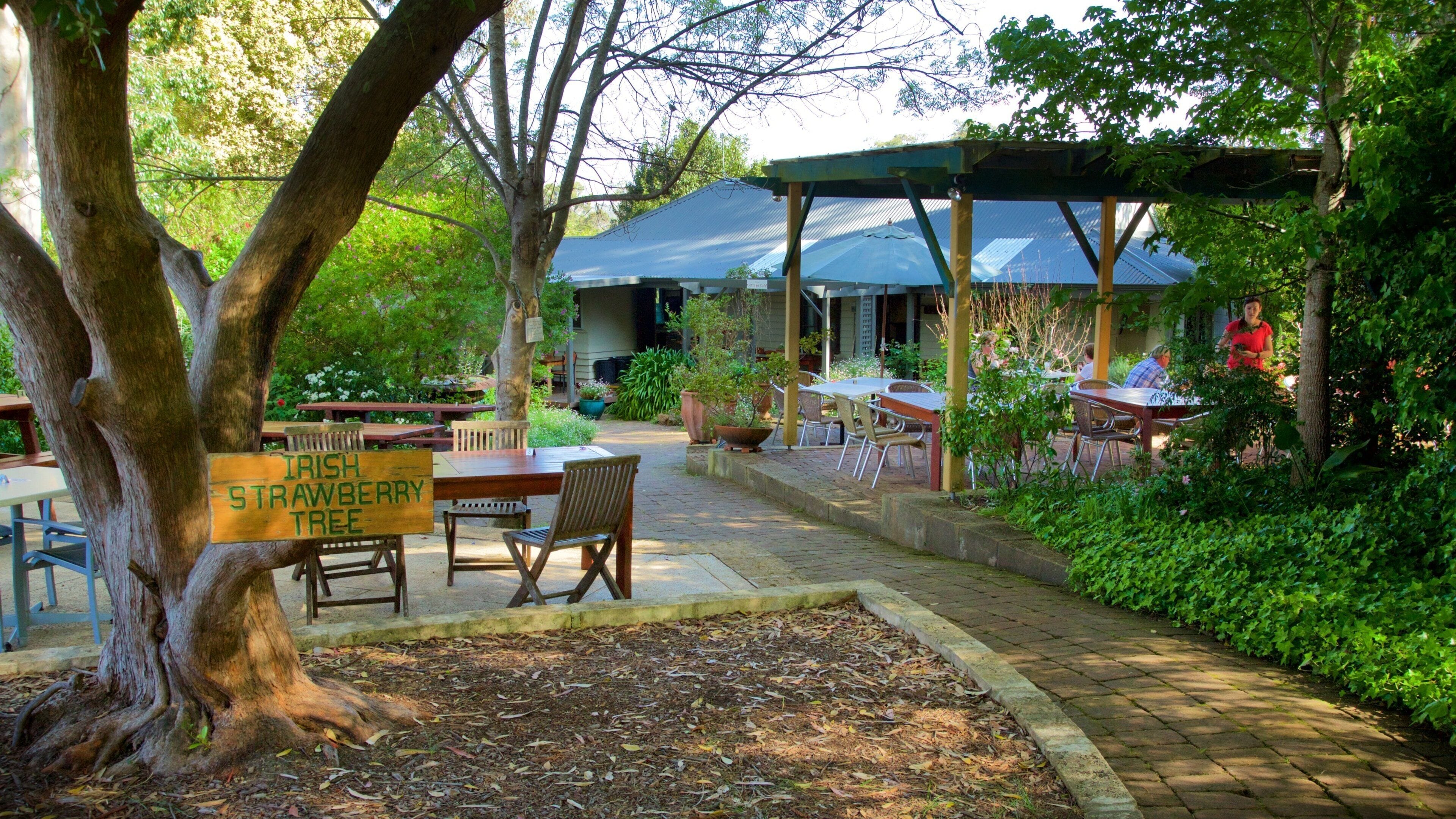 The Berry Farm montrant signalisation et jardin