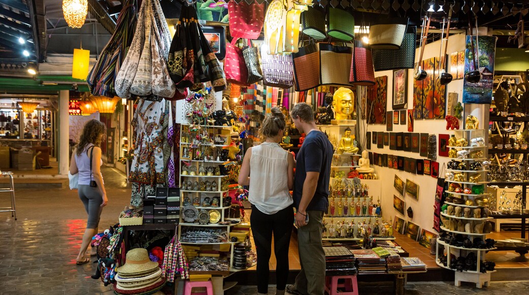 EFR356 Tourists at the Night Market, Siem Reap, Cambodia.