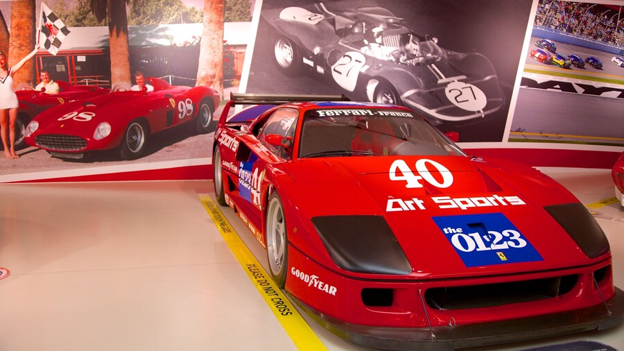 Ferrari Museum featuring interior views