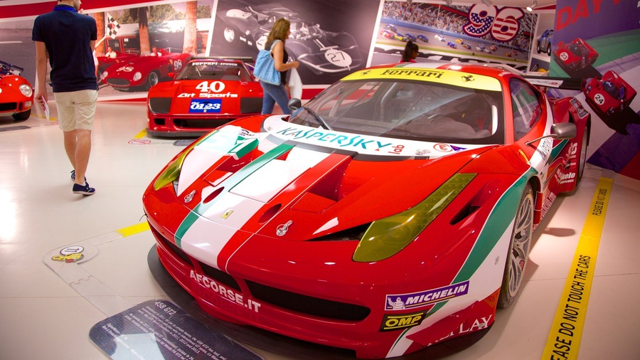 Ferrari Museum showing interior views