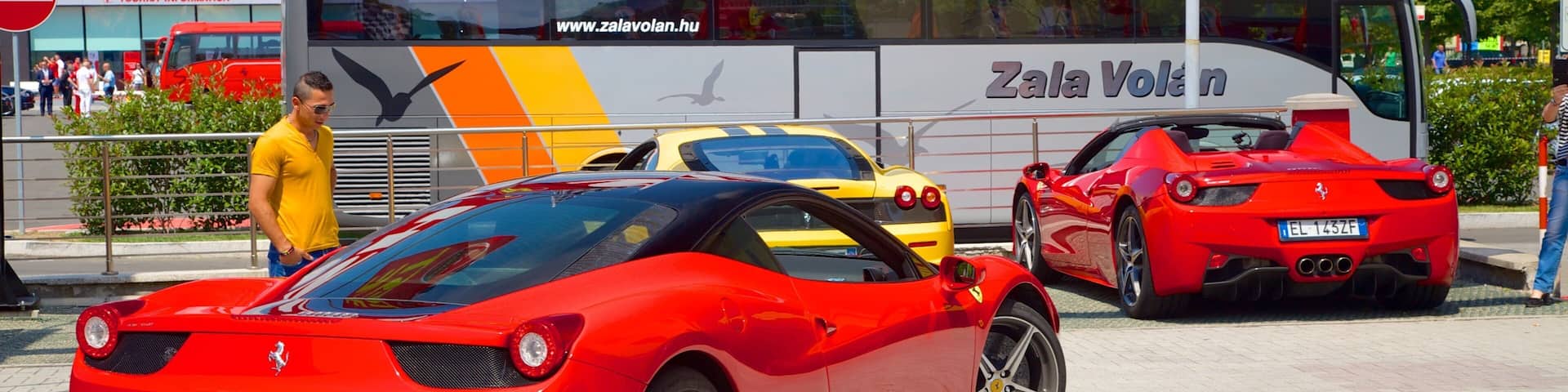 Ferrari Museum as well as an individual male