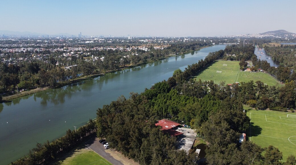 Xochimilco, mexico aereal shot 11