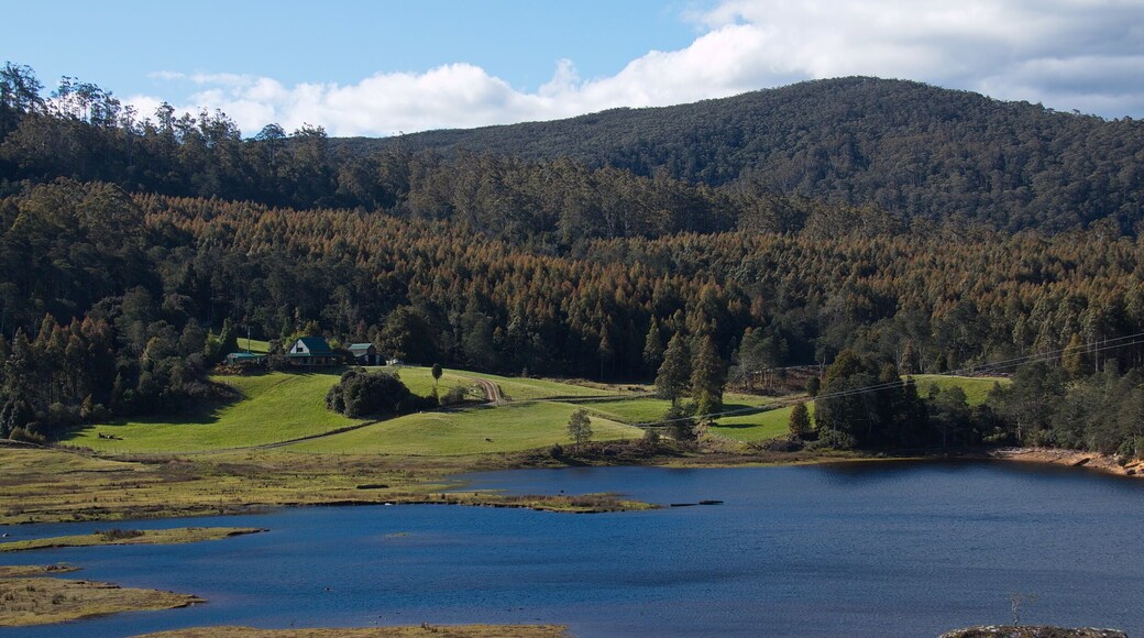 Gardner Lake at Moina in Tasmania