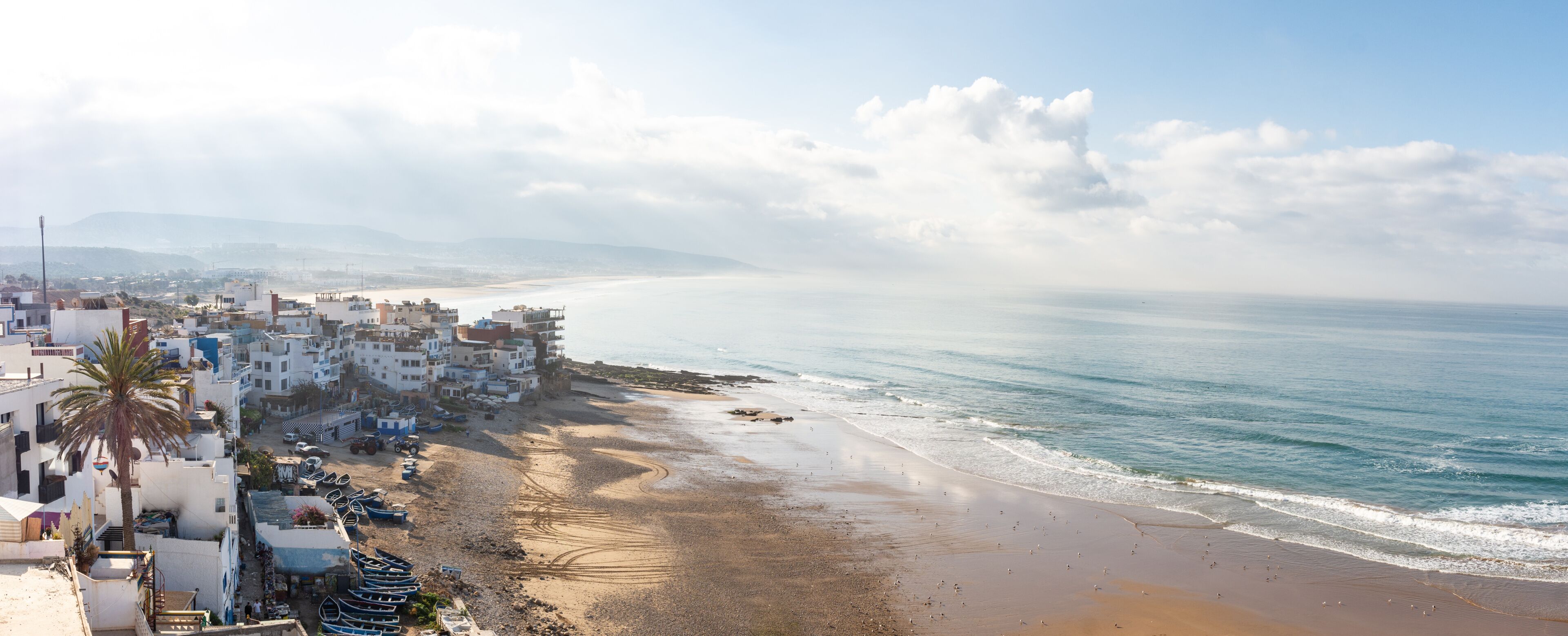 Plage de Taghazout, Maroc