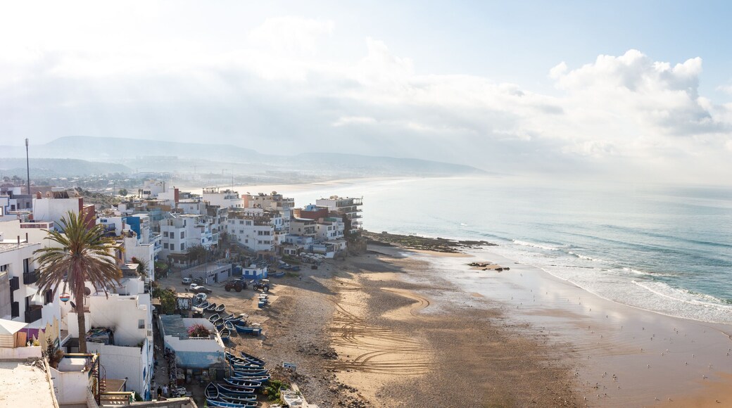 Plage de Taghazout, Maroc