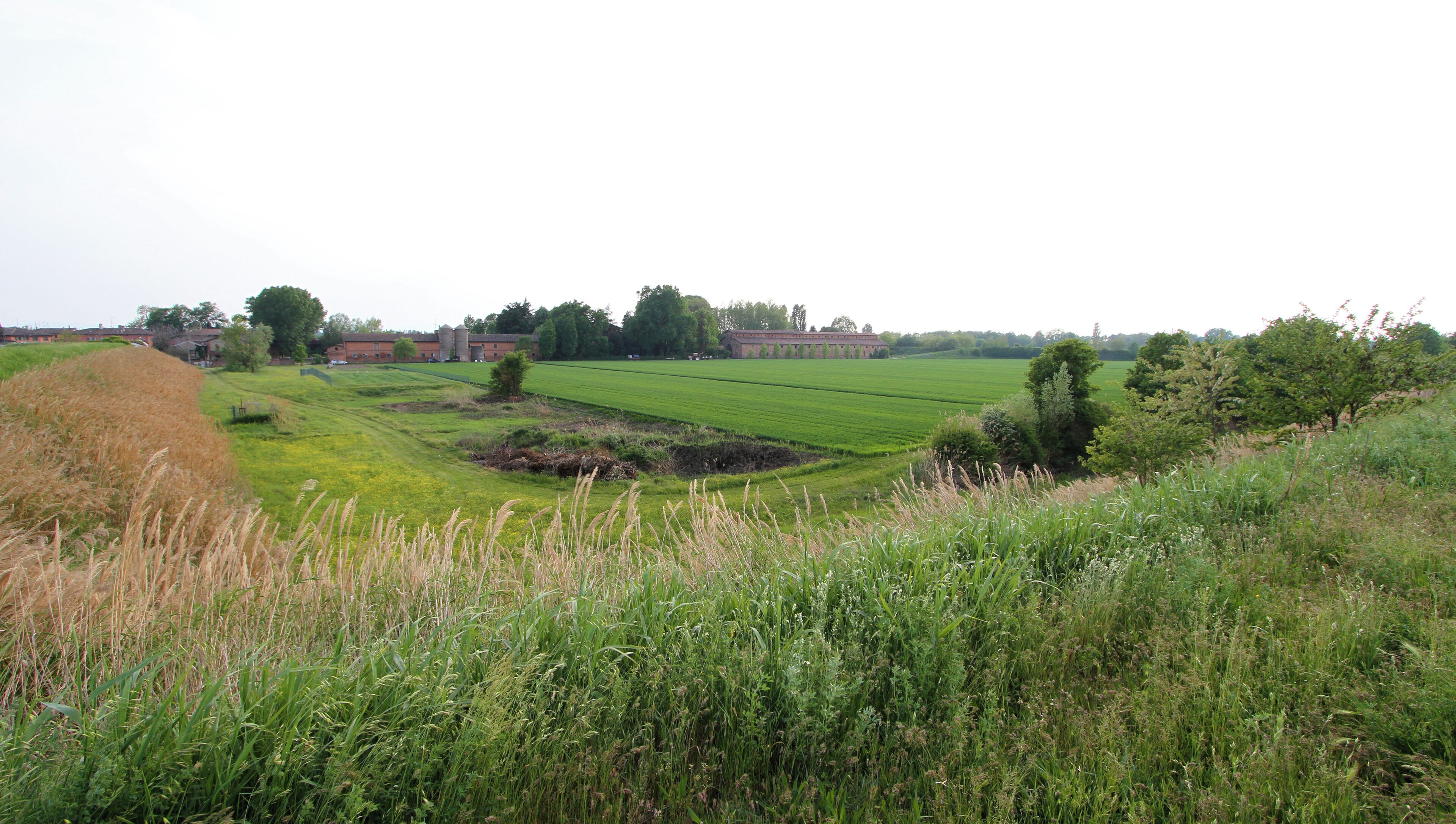 Malacappa, vista dall'argine