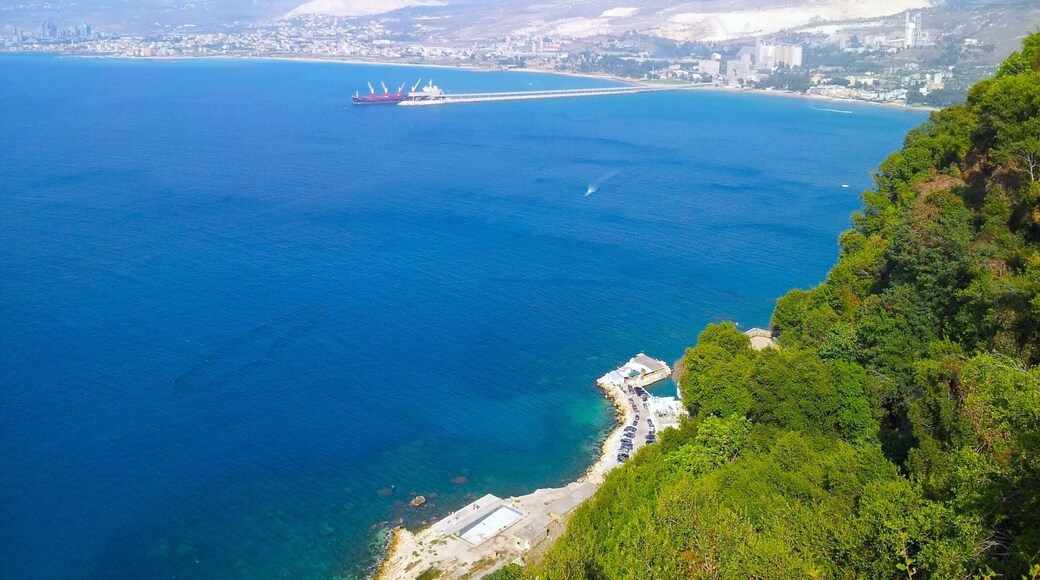 One of my favorite views in the world! This church is tucked away in the mountain tops of HamĂąte, Lebanon. Walk through the church and exit to the back to be greeted with this breathtaking ocean drop scene. Such a magical and peaceful place.