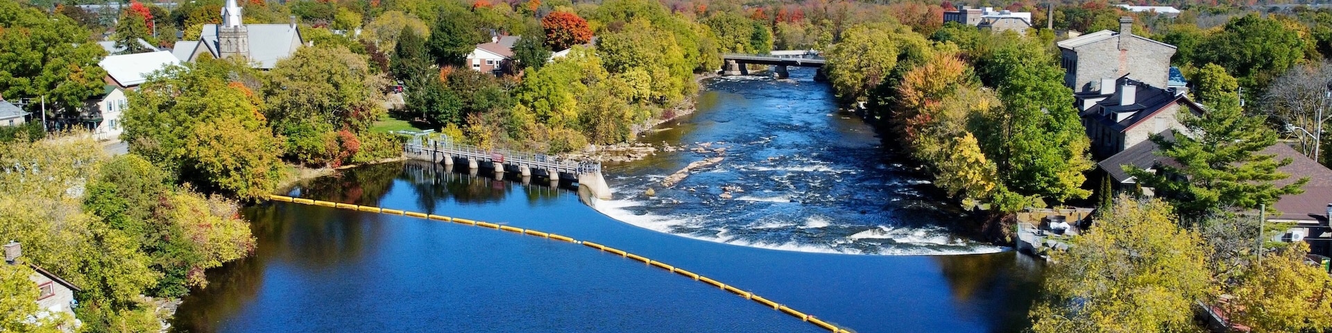 Fall adventure to Mississippi Lake at Carleton Place, Ontario, Canada
