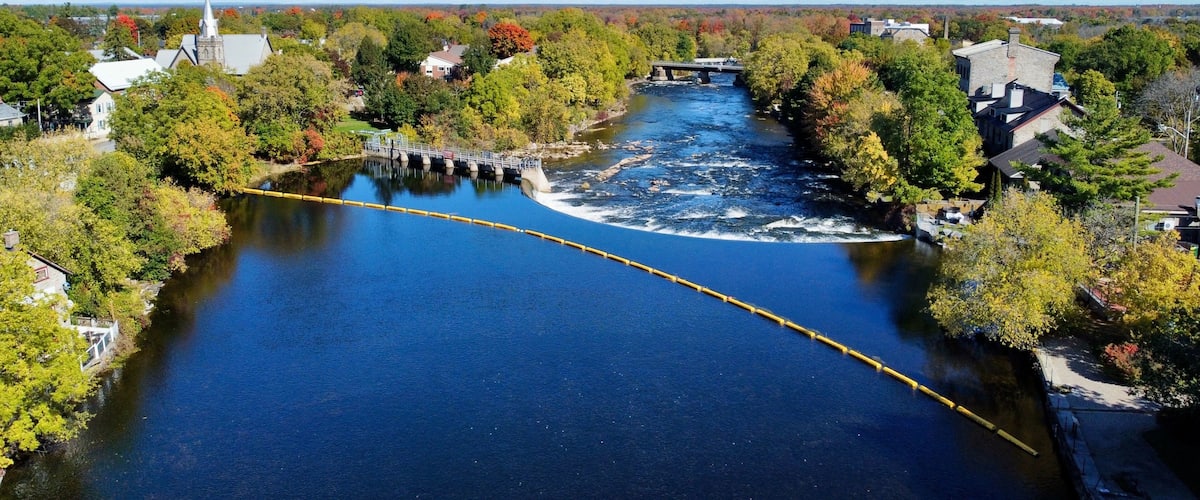 Fall adventure to Mississippi Lake at Carleton Place, Ontario, Canada