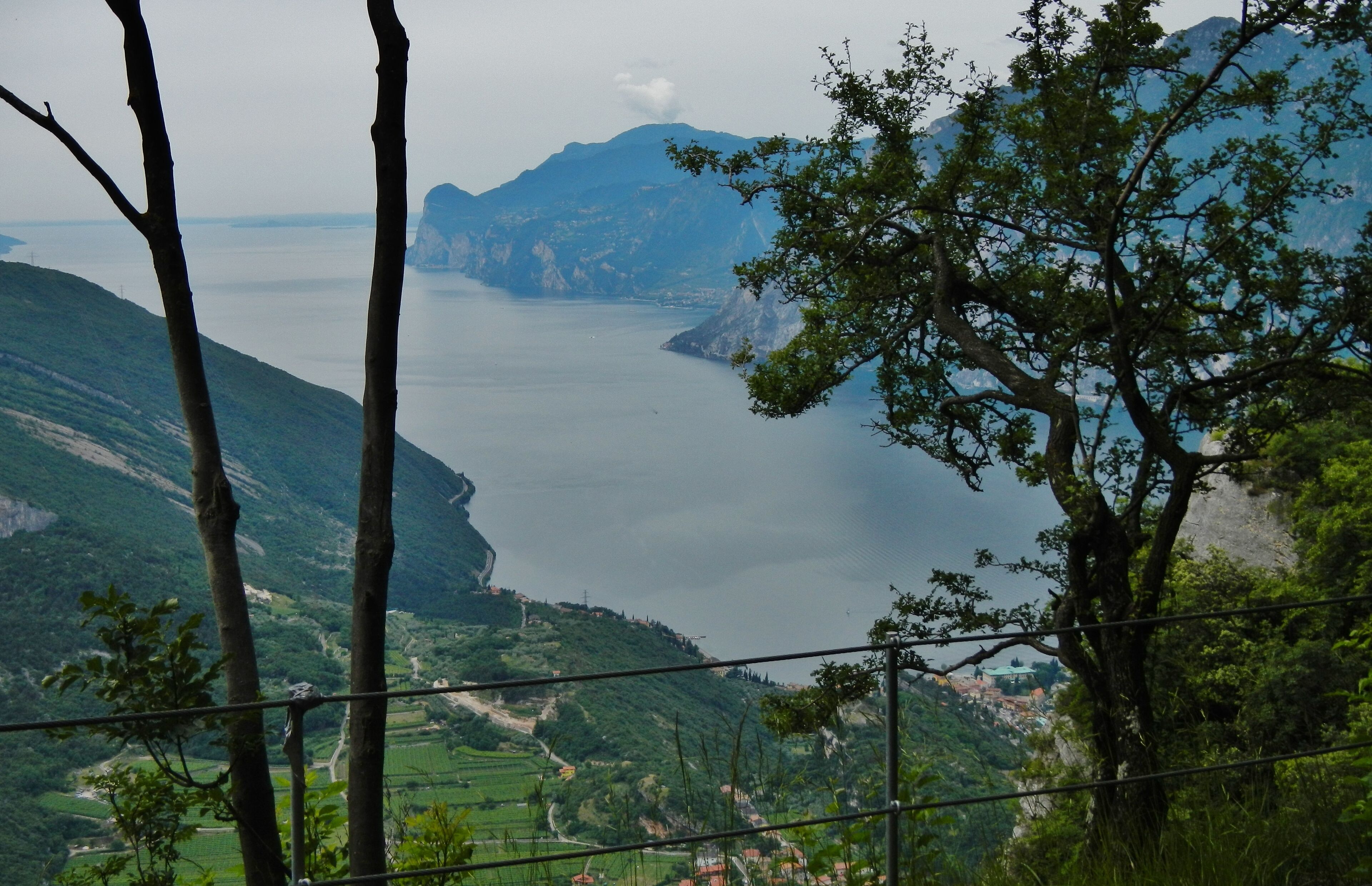View from Anaconda Supertrail to Lago di Garda