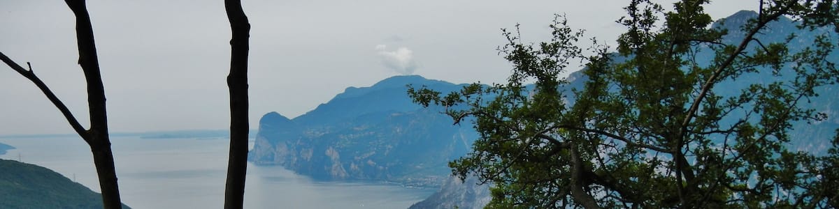 View from Anaconda Supertrail to Lago di Garda