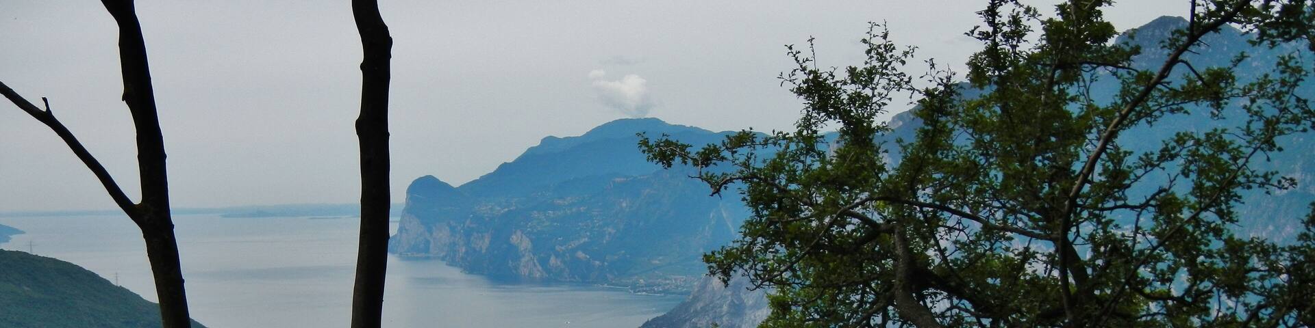 View from Anaconda Supertrail to Lago di Garda