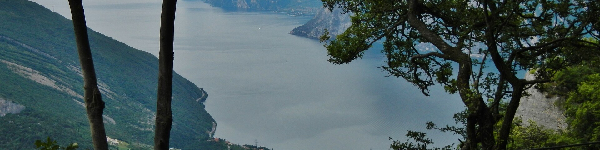 View from Anaconda Supertrail to Lago di Garda