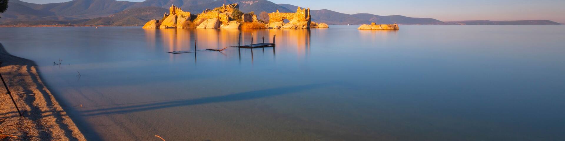 Lake Bafa and its surroundings