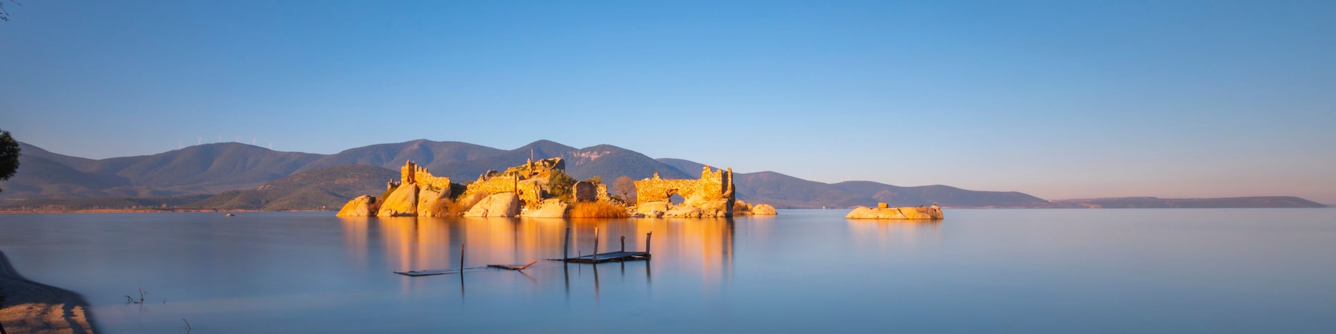 Lake Bafa and its surroundings