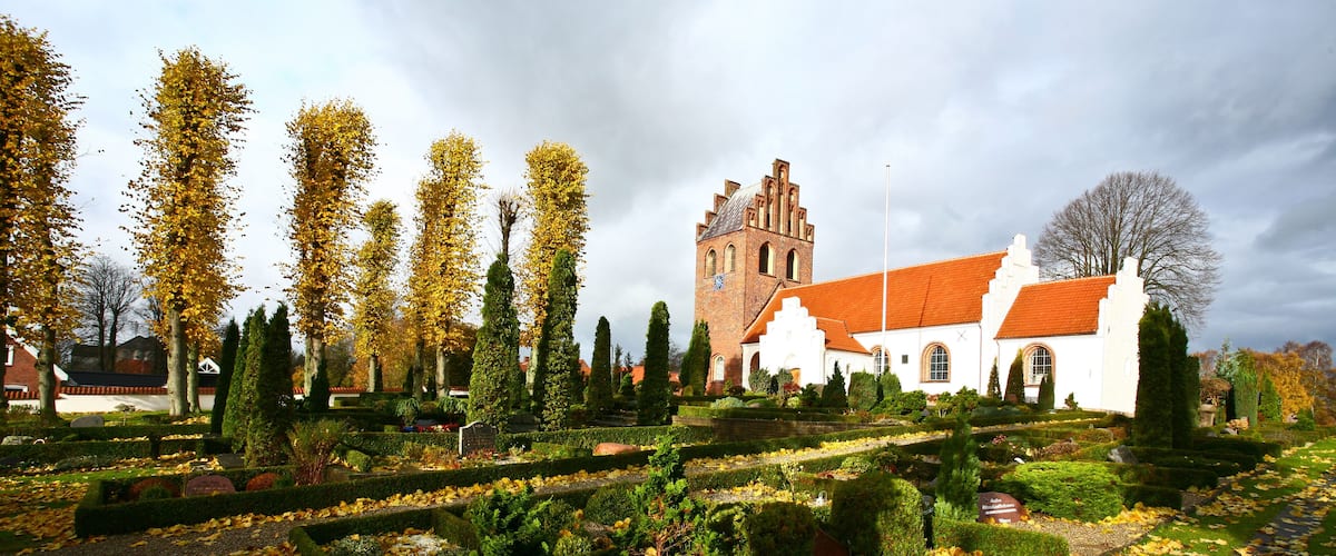 Church in Helsinge Denmark