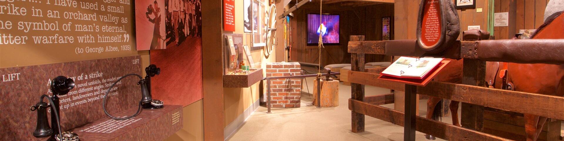 National Steinbeck Center showing interior views and heritage elements