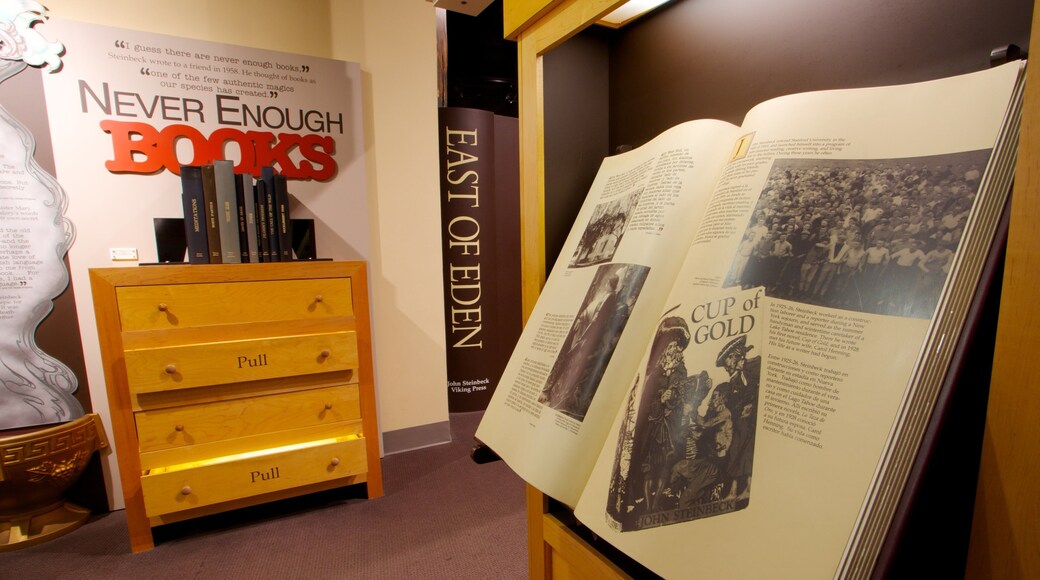 National Steinbeck Center which includes interior views and signage