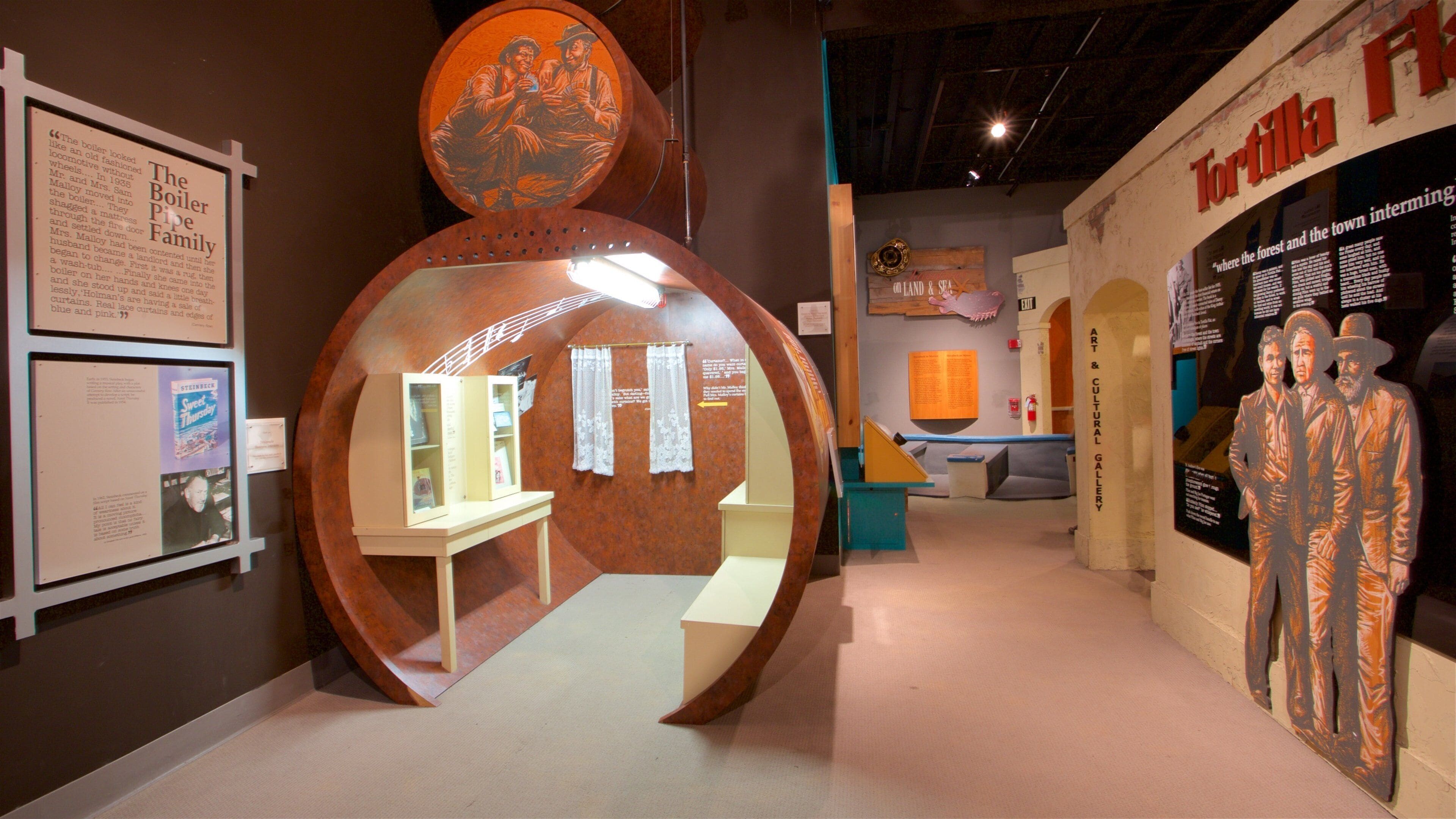 National Steinbeck Center showing interior views and heritage elements