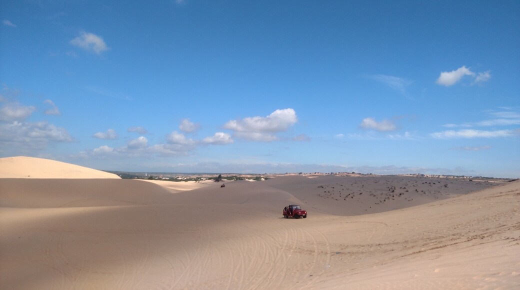 It's really impressive while the sunlight covered by clouds. That make the moving shadow ups and downs as sea waving.