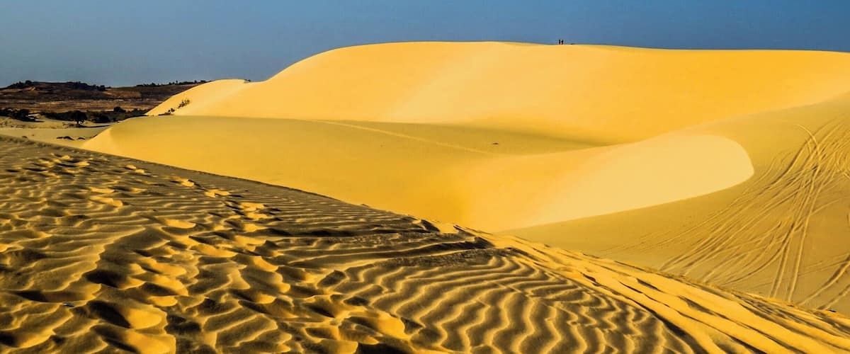 White Sand Dunes in Mui Ne, Veitnam.