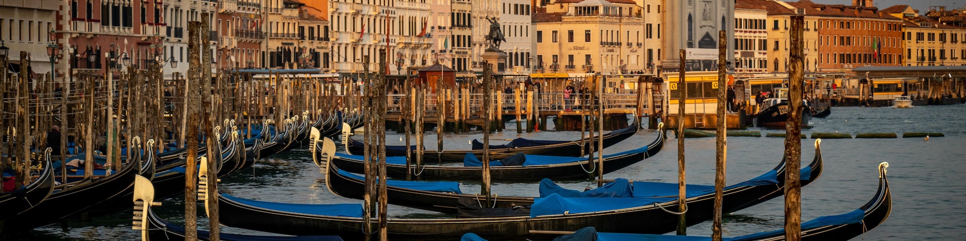 Riva degli Schiavoni in Venice at sunset