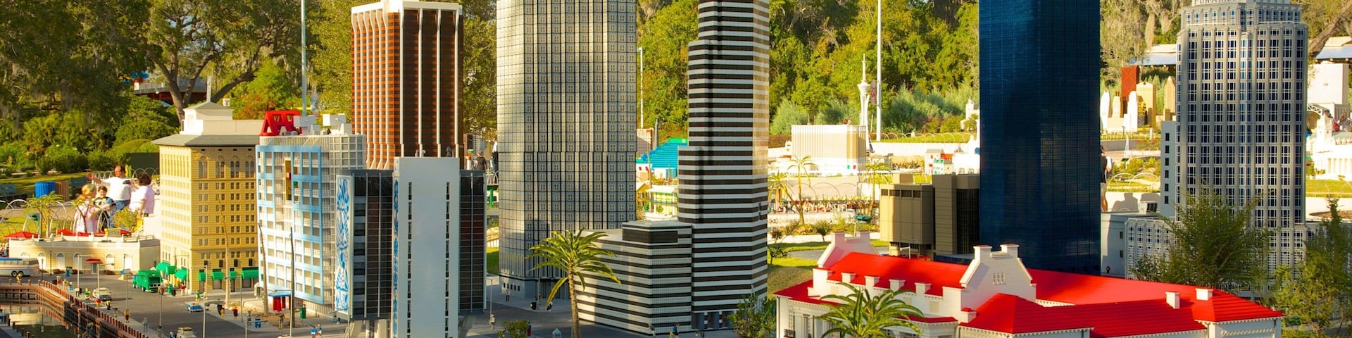 Explore miniature cityscapes at LEGOLAND Florida in Winter Haven with detailed architectural models