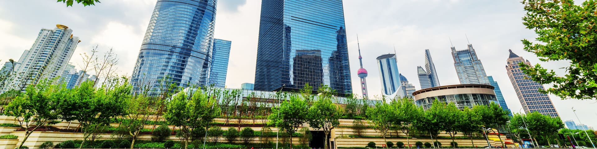 The Shanghai Tower and the Shanghai World Financial Center