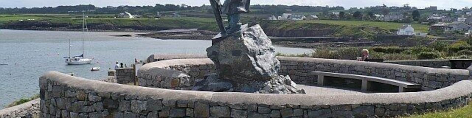 Dic Evans Memorial Sculpture, Moelfre http://www.samholland.co.uk/dic-evans.html