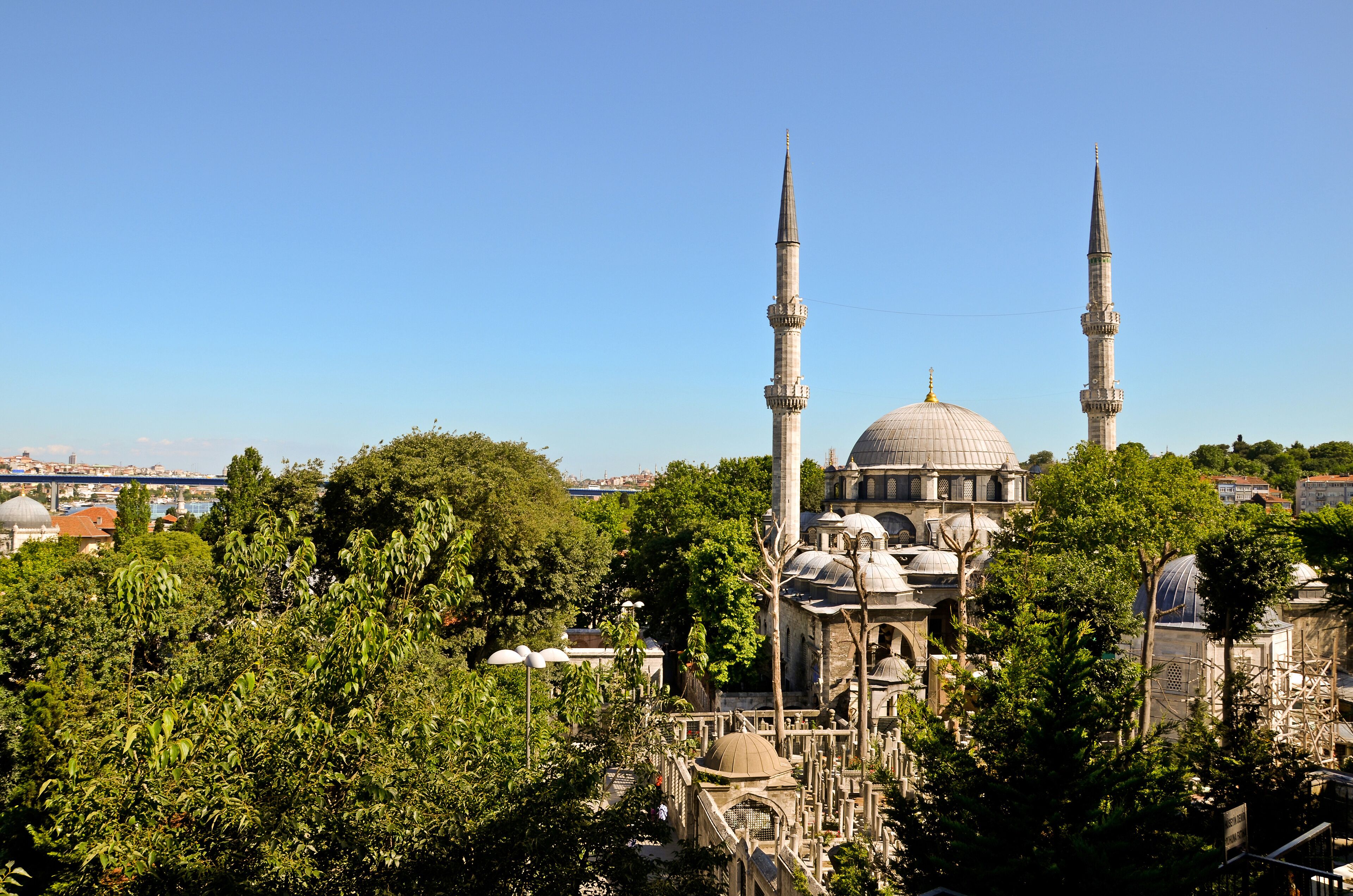 Istanbul Eyüp Sultan Moschee Mosque Camii, Goldenes Horn, Türkei