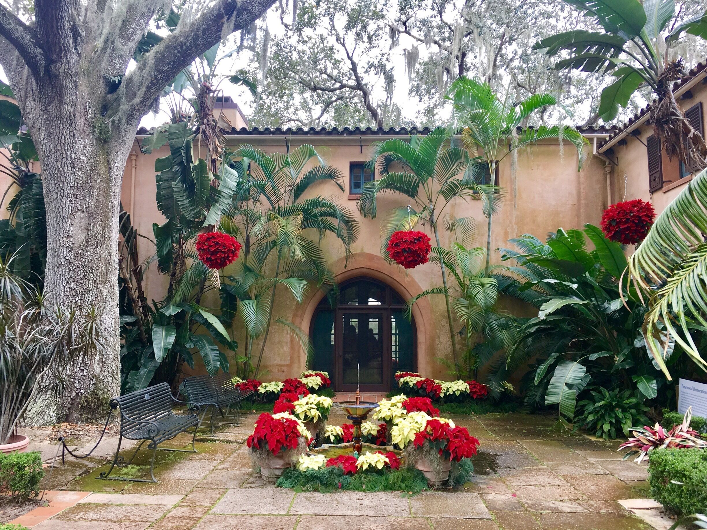 Bok Tower Gardens is a National Historic Landmark, contemplative garden, and bird sanctuary located north of Lake Wales, Florida, It consists of a 250-acre garden and the 205-foot  Singing Tower with its carillon bells.